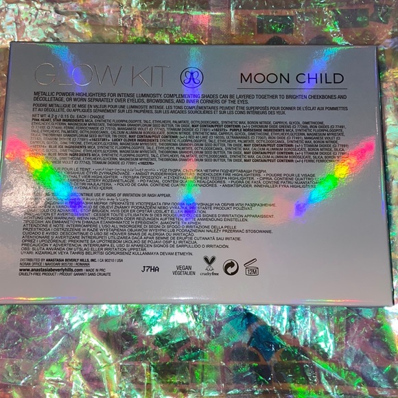 NWOB ANASTASIA MOON CHILD Glow Highlighter Palette - Picture 3 of 15